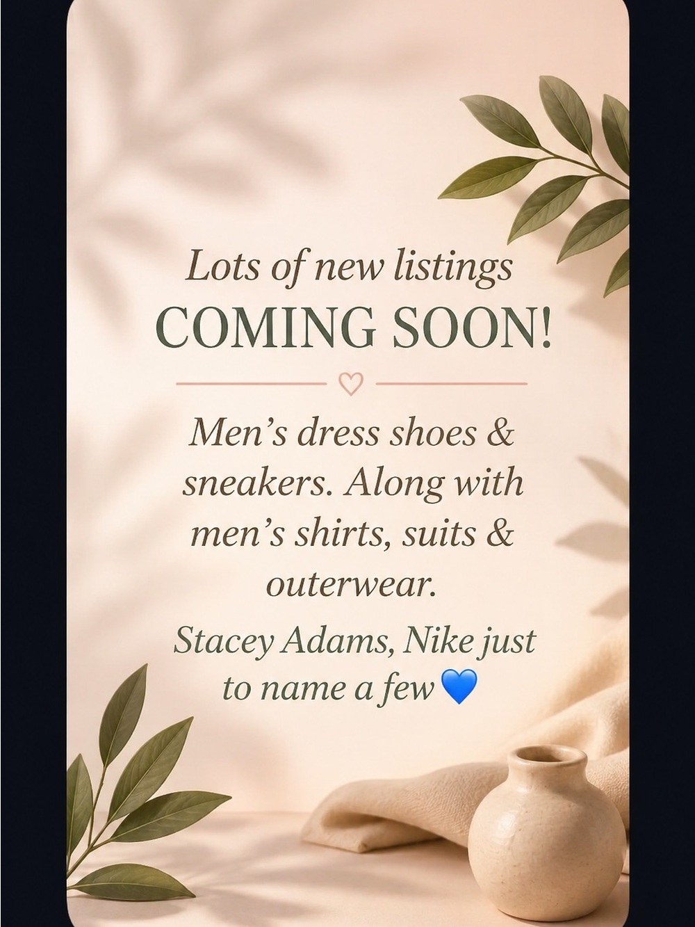 Nike Men's Sneakers in Navy Blue and Cream